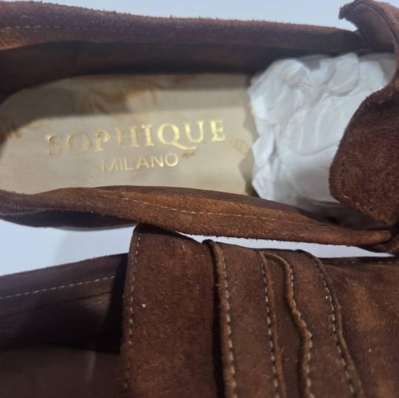 Sophique Milano Women\'s Brown Suede Loafers Sz.36 (6) main image 5
